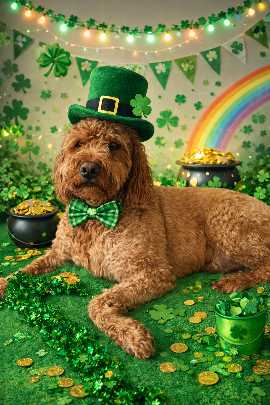 Example pet portrait generated by Tailsworth